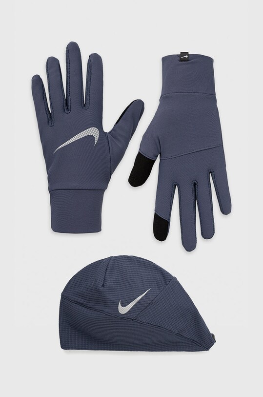 Nike czapka i rękawiczki granatowy N.100.0594.498