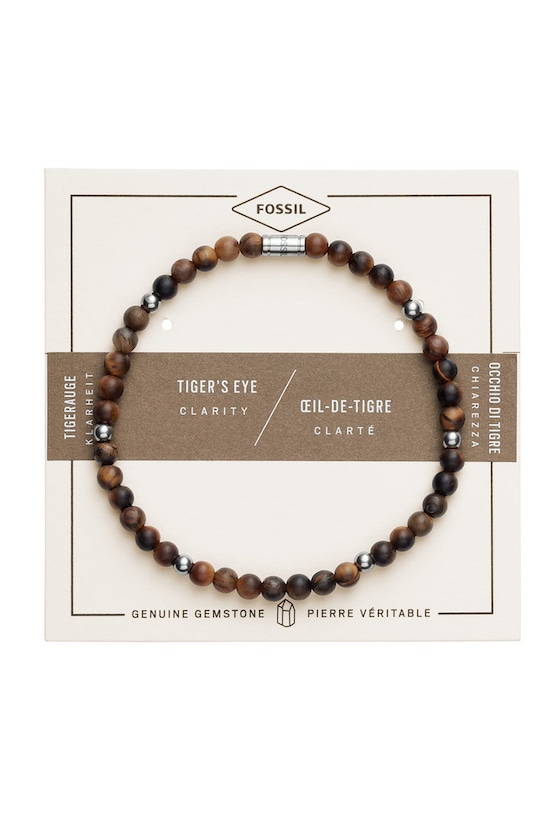 Fossil - Bransoletka JF02939040 brązowy JF02939040