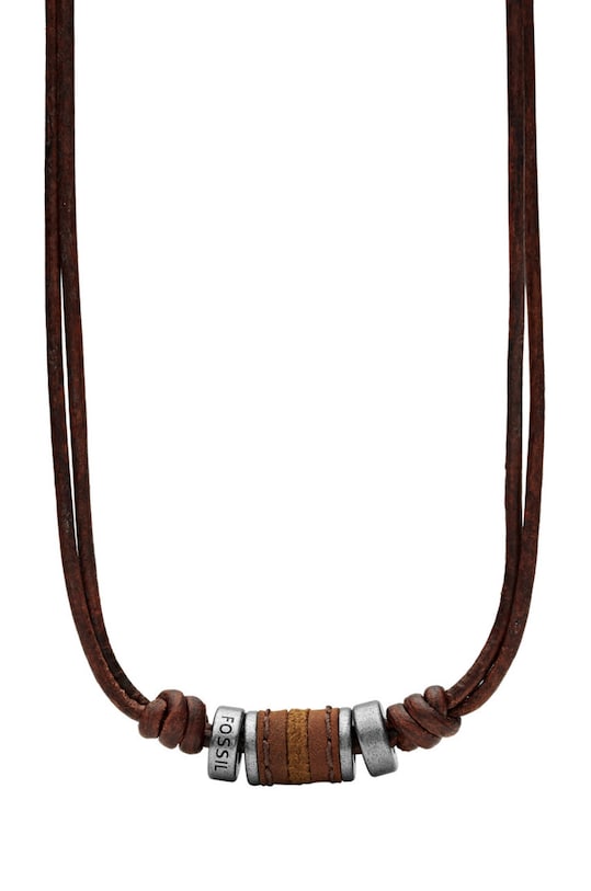 Fossil - Naszyjnik JF00899797 brązowy JF00899797