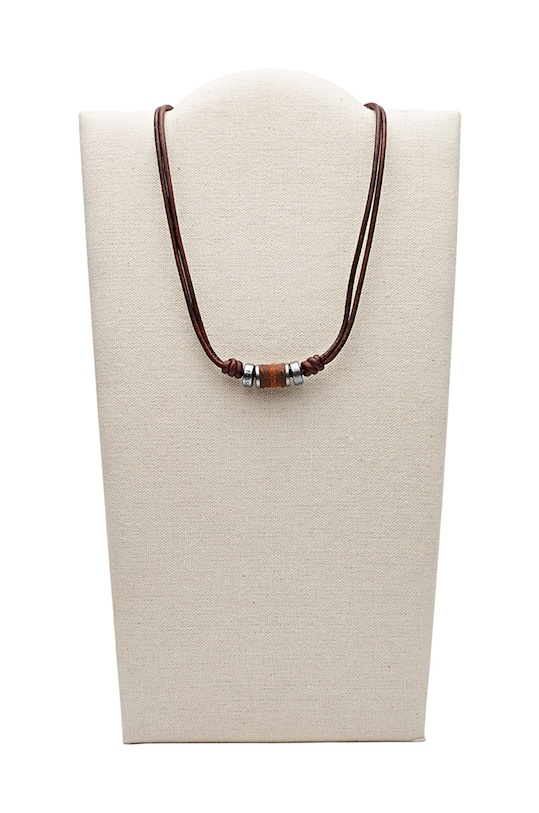 Fossil - Цепочка JF00899797 коричневый AA00