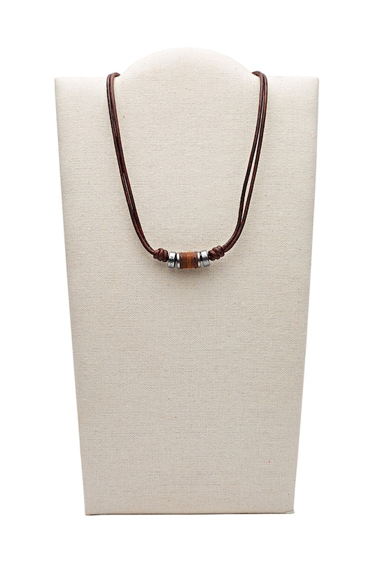 Fossil - Naszyjnik JF00899797 JF00899797 brązowy AA00