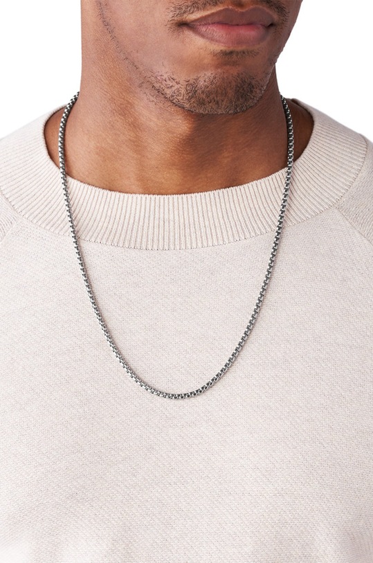 Doplnky Fossil - Náhrdelník JF03723040 strieborná