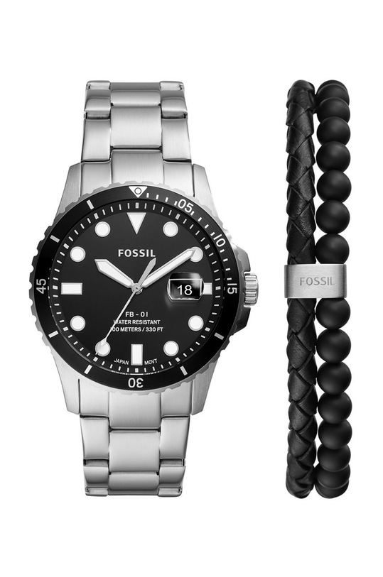 Hodinky Fossil strieborná FS5805SET