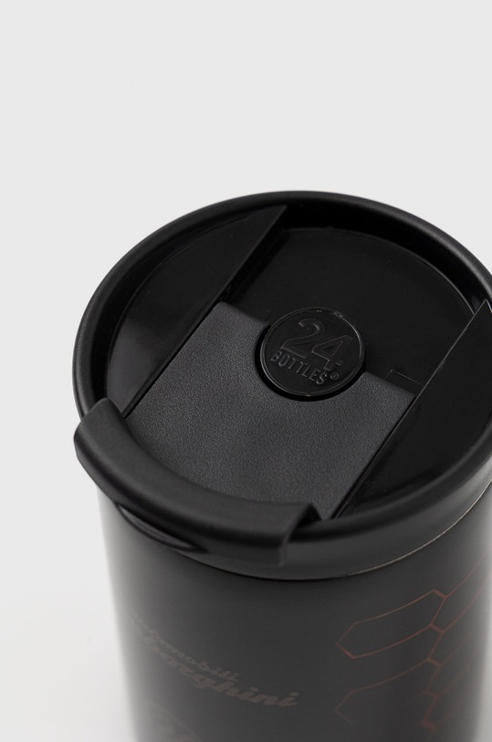 24bottles Cana termica Automobili Lamborghini 350 ml Travel.350.Lambo negru AA00