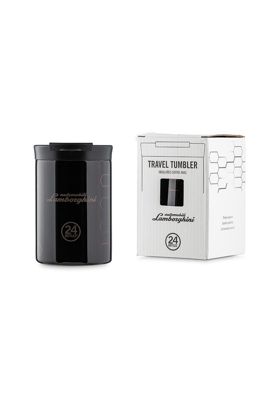 24bottles Cana termica Automobili Lamborghini 350 ml Travel.350.Lambo negru