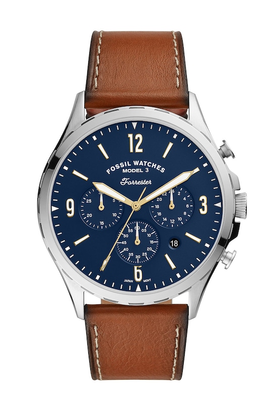 Fossil Zegarek FS5607 srebrny FS5607