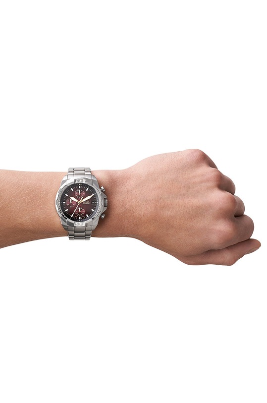 Fossil Zegarek FS5878 srebrny FS5878