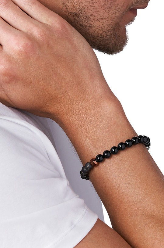 Diesel - Bransoletka DX1076040 srebrny AA00