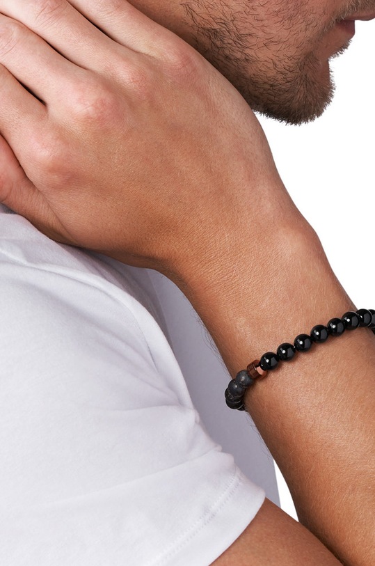 Akcesoria Diesel - Bransoletka DX1076040 srebrny