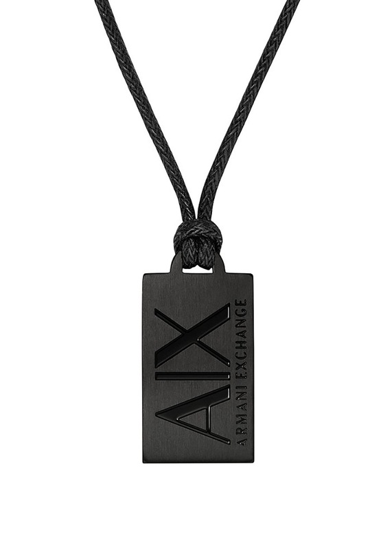 Armani Exchange colier AXG0086001 negru AA00