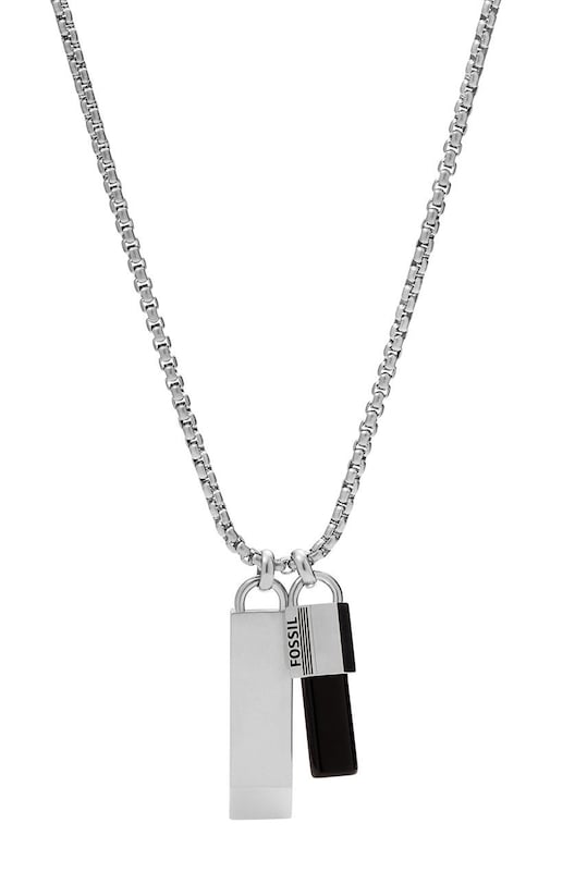 Колие Fossil черен JF03992040