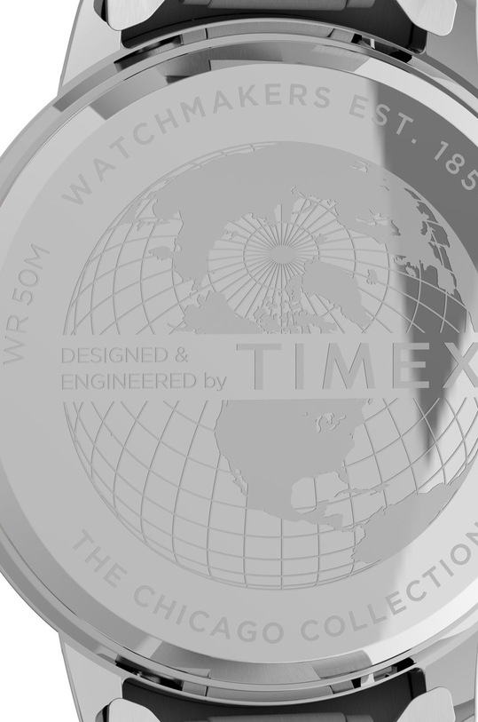 Ρολόι Timex Tw2v01800 Chicago ασημί TW2V01800
