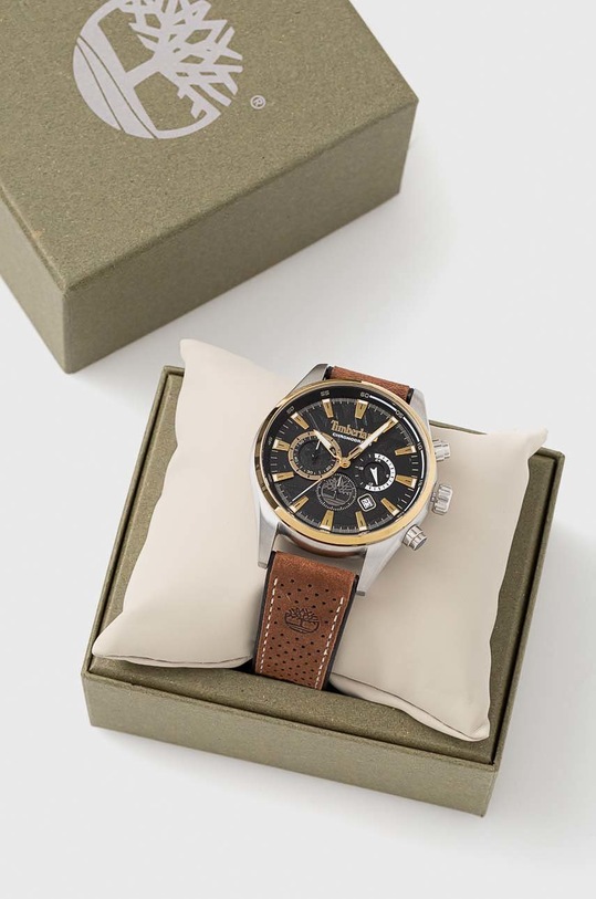 Akcesoria Timberland zegarek TBL.TDWGC2102402 brązowy