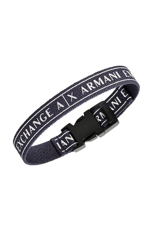 Armani Exchange bransoletka AXG0081040 granatowy AA00