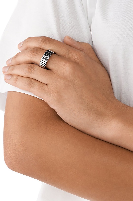 Akcesoria Diesel pierścionek DX1387040 srebrny