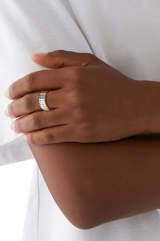 Dodaci Prsten Diesel DX1390040 srebrna