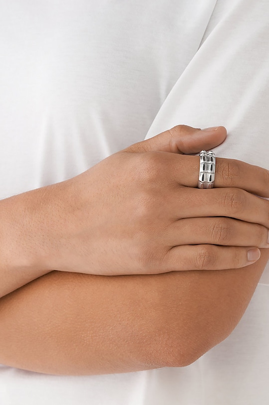 Accesorii Diesel inel DX1394040 argintiu