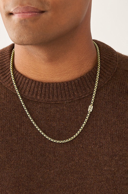 Náhrdelník Fossil JF04337710 zlatá