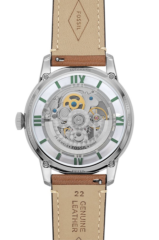 Fossil zegarek srebrny ME3234