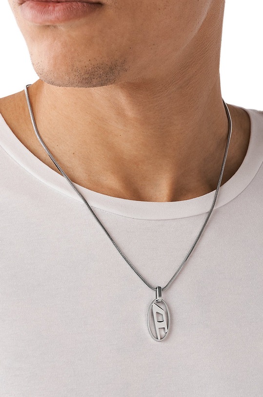 Аксесуари Ланцюжок Diesel DX1342040 срібний