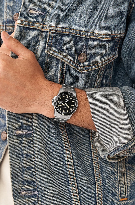 Fossil zegarek FS5952 srebrny