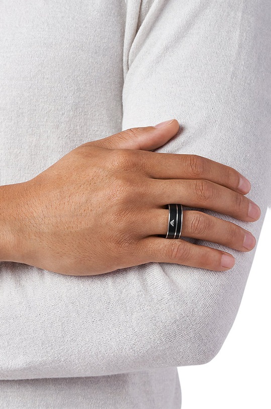 Emporio Armani pierścionek EGS2032040 srebrny AA00