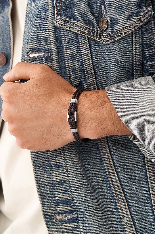 Náramok Fossil JF04203040 hnedá