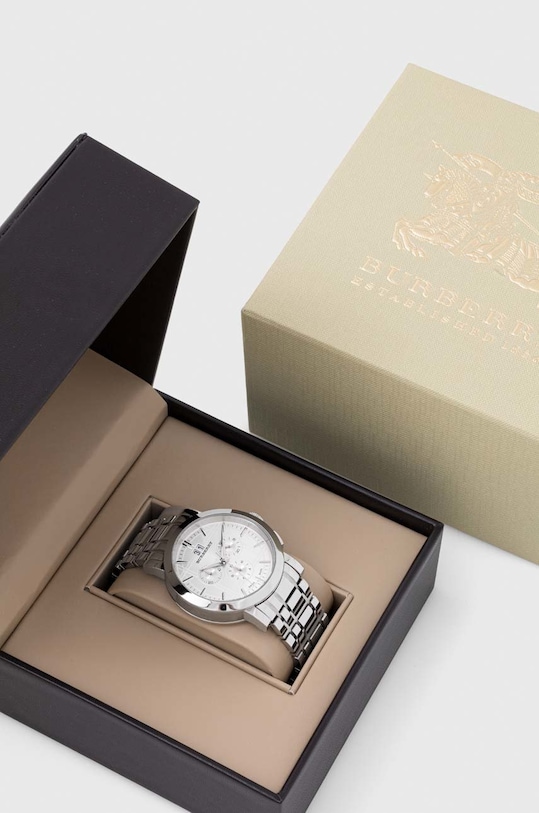 Accesorii Burberry ceas BU1384 argintiu