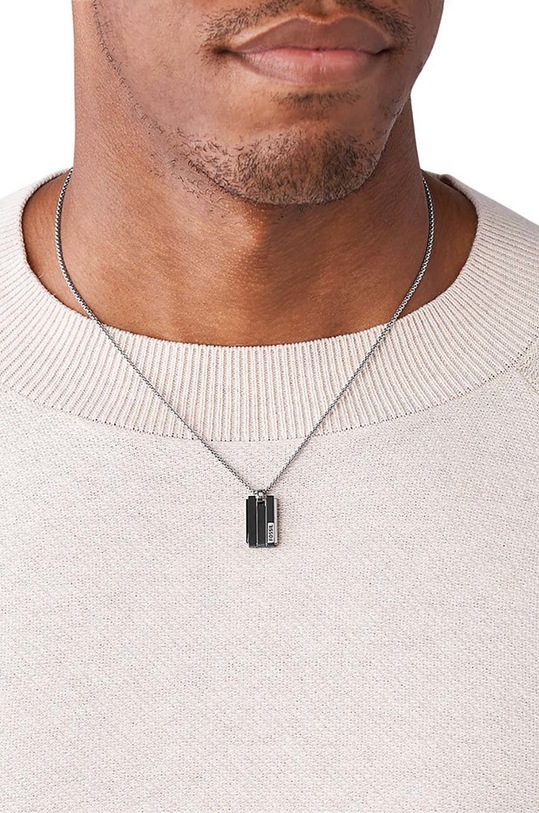 Akcesoria Fossil naszyjnik JF03126998 srebrny