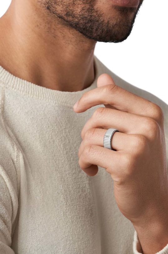 Akcesoria Fossil pierścionek JF03987040 srebrny