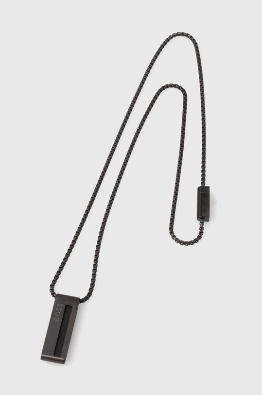 BOSS naszyjnik szary 1580371