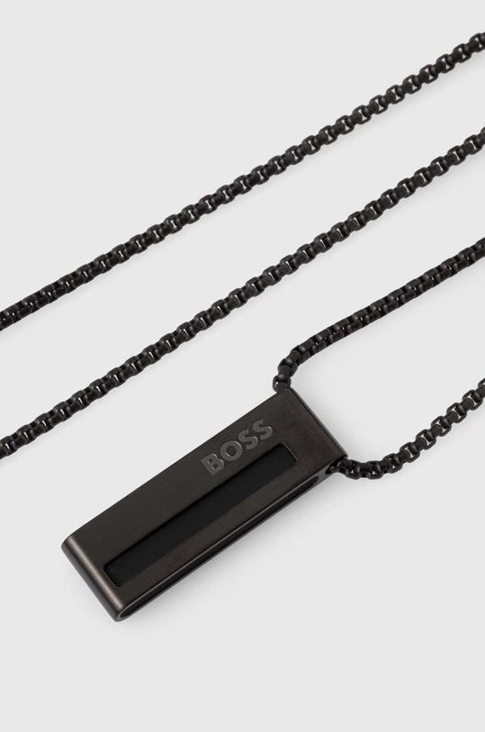 BOSS naszyjnik 1580371 szary AA00
