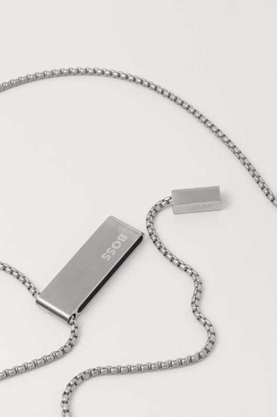 BOSS colier 1580361 argintiu AA00