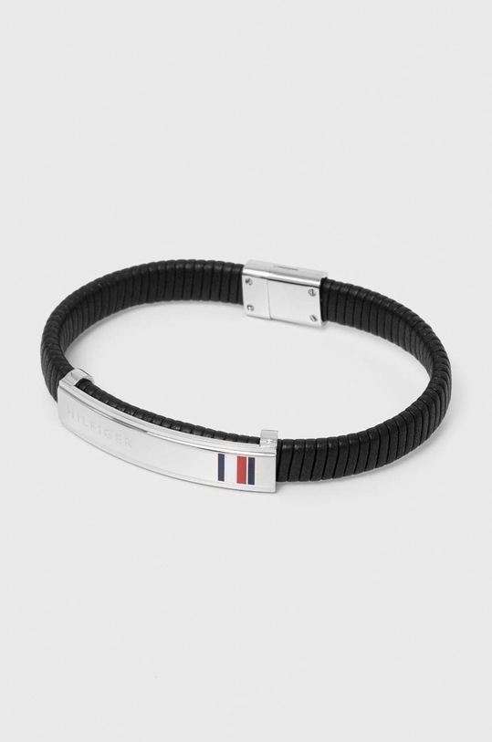 Tommy Hilfiger bőr karkötő fekete 2790349