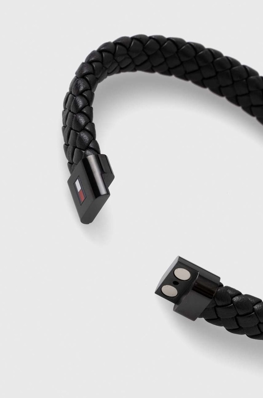 Tommy Hilfiger bőr karkötő 2790331 fekete AA00