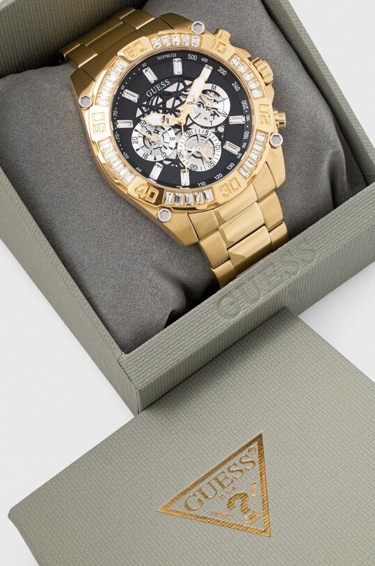 Часовник Guess злато GW0390G2