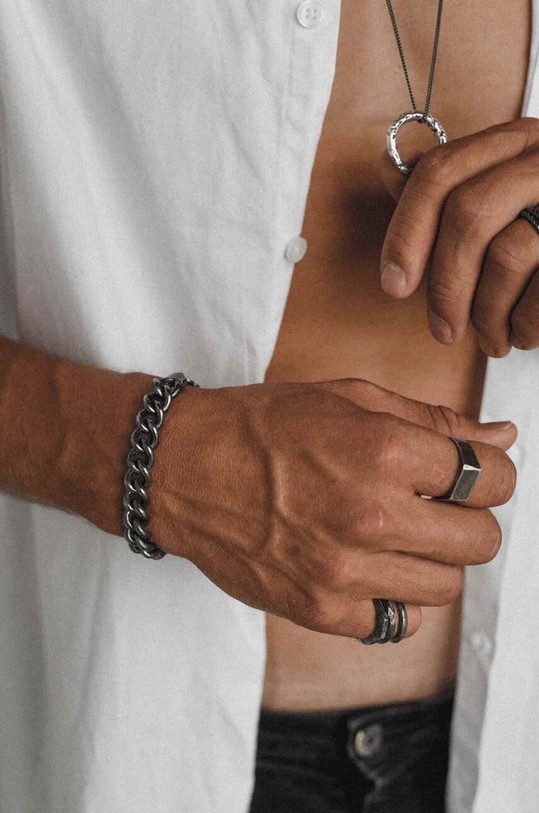 Akcesoria No More bransoletka MBR03OS21 srebrny