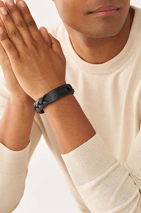 Fossil bransoletka skórzana JF04125040