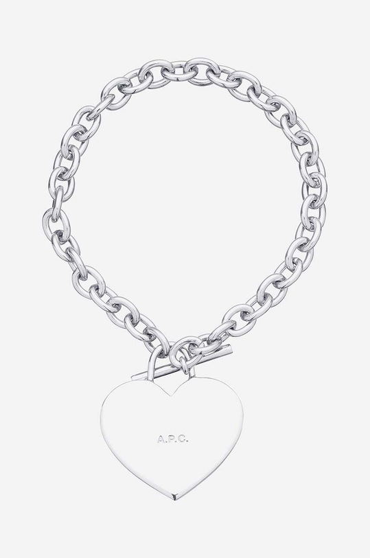 A.P.C. bracelet Bracelet Logo Coeur silver MEACC.M70725