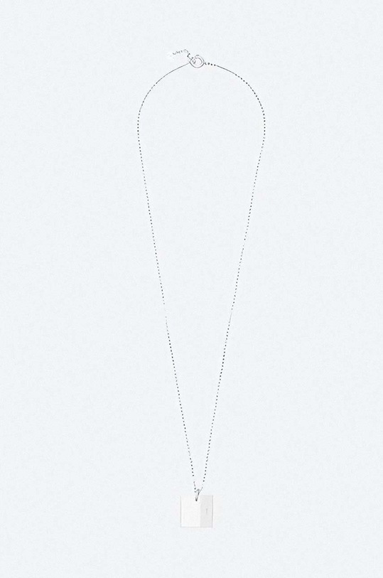 A.P.C. necklace Collier Nolan silver MEACC.M70569