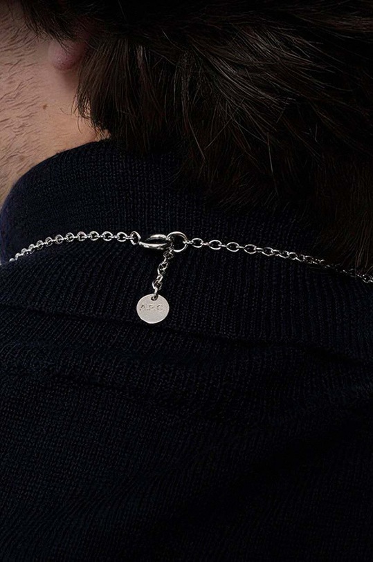 A.P.C. necklace Collier Nolan MEACC.M70569 silver