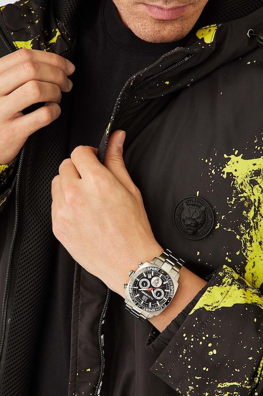 Ura PLEIN SPORT srebrna PSGBA1123