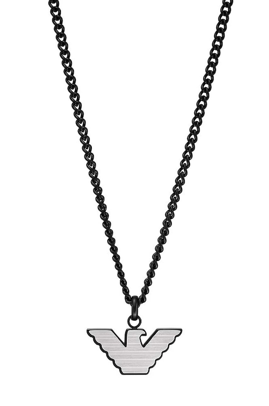 Emporio Armani naszyjnik czarny EGS2994040