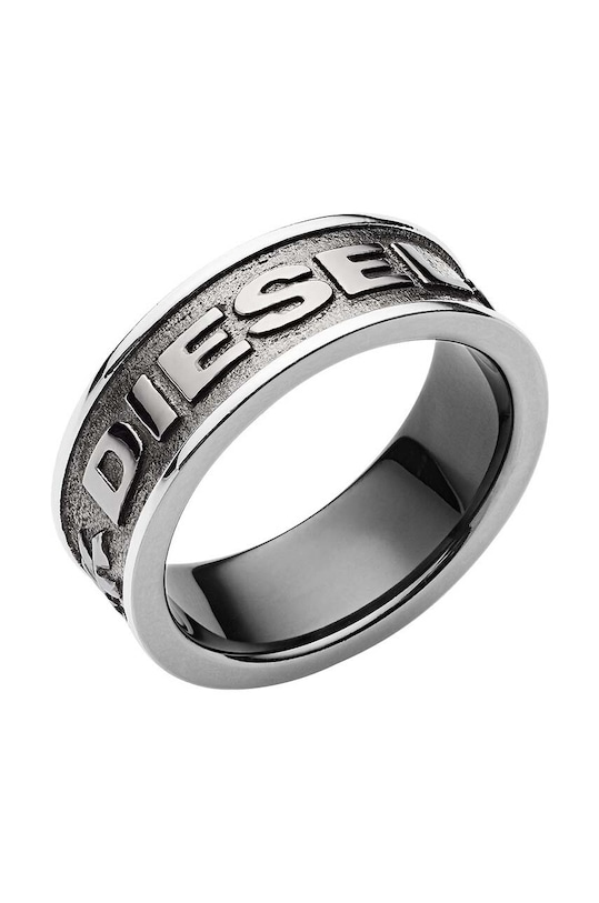 Diesel pierścionek szary DX1108060