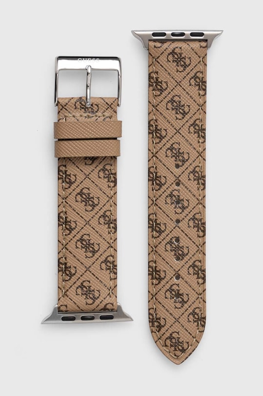 Řemínek pro apple watch Guess béžová CS3001S1