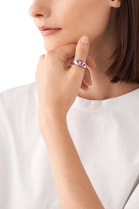 Accesorii Diesel inel DX1444040 argintiu