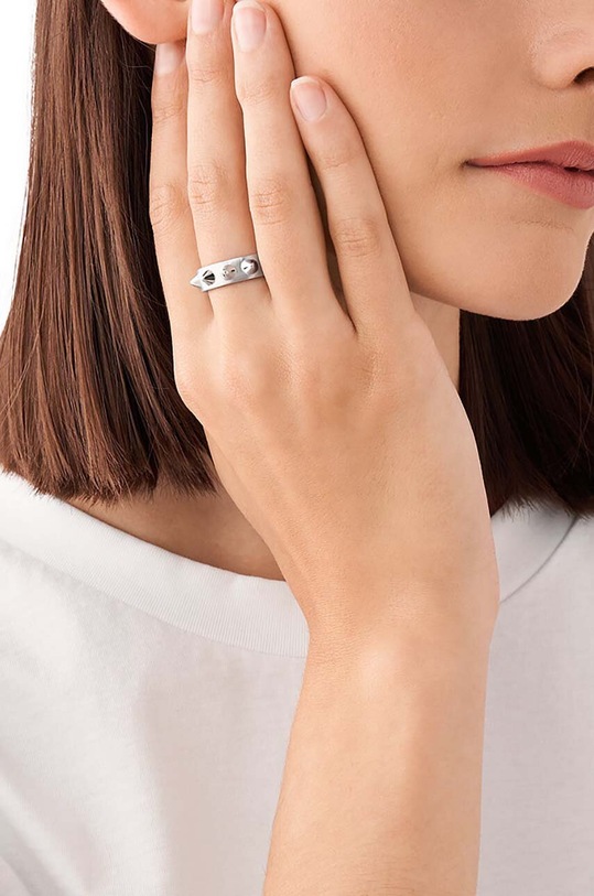 Diesel pierścionek srebrny DX1449040