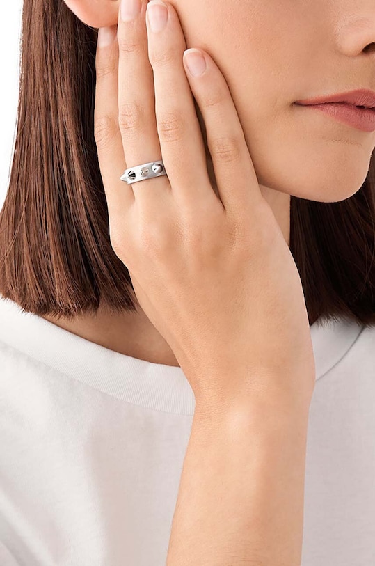 Diesel pierścionek srebrny DX1449040