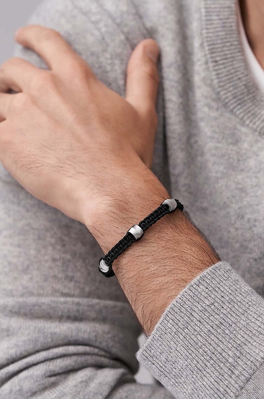 Fossil bransoletka czarny JF04567040