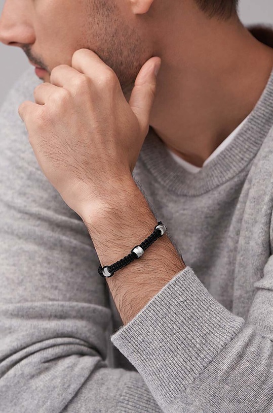 Fossil bransoletka JF04567040 czarny